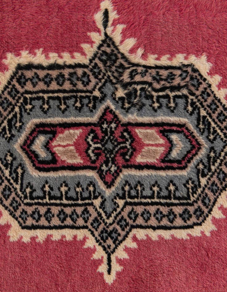 Detail image of  2' 1 x 3' 4  Hand Knotted Bokhara Oriental Wool Rug
