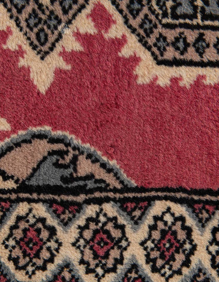 Detail image of  2' 1 x 3' 4  Hand Knotted Bokhara Oriental Wool Rug