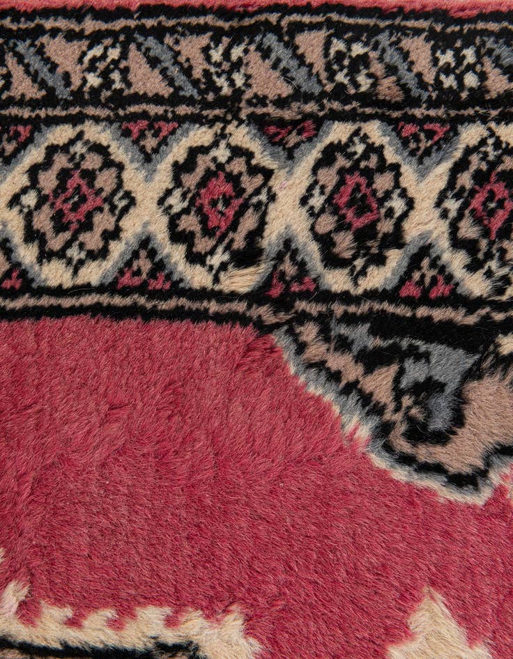 Detail image of  2' 1 x 3' 4  Hand Knotted Bokhara Oriental Wool Rug
