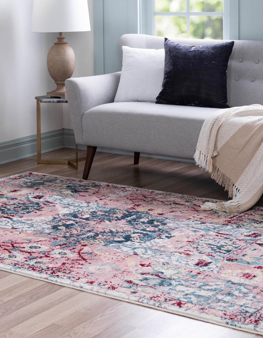 Pink 8' x 10' Charleston Rug | Rugs.com