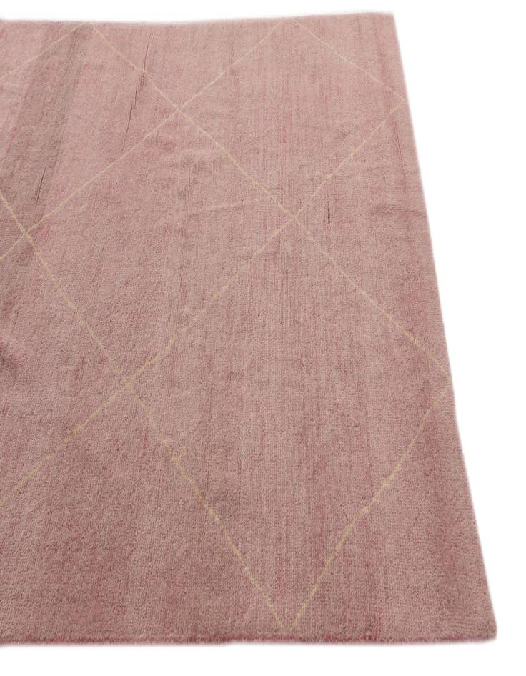 Detail image of  5' 7 x 8'  Hand Knotted Darya Wool Rug