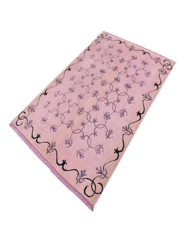 Detail image of  4' 6 x 6' 6  Hand Knotted Darya Wool Rug