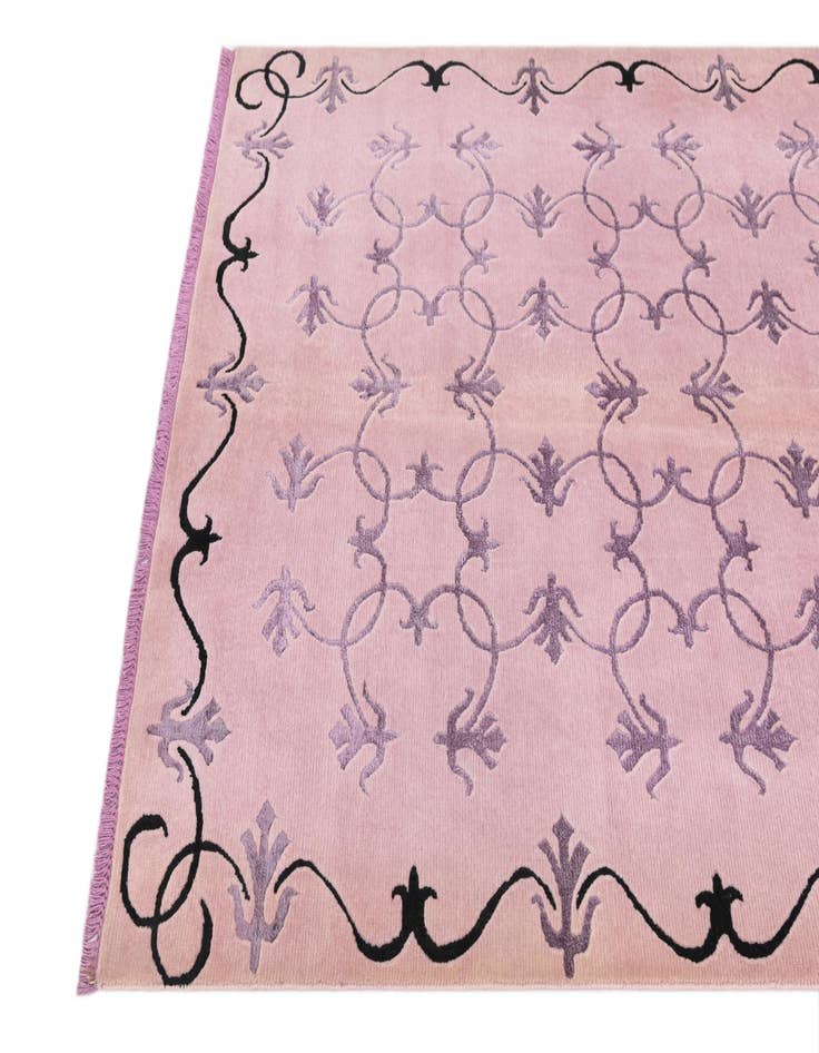 Detail image of  4' 6 x 6' 6  Hand Knotted Darya Wool Rug