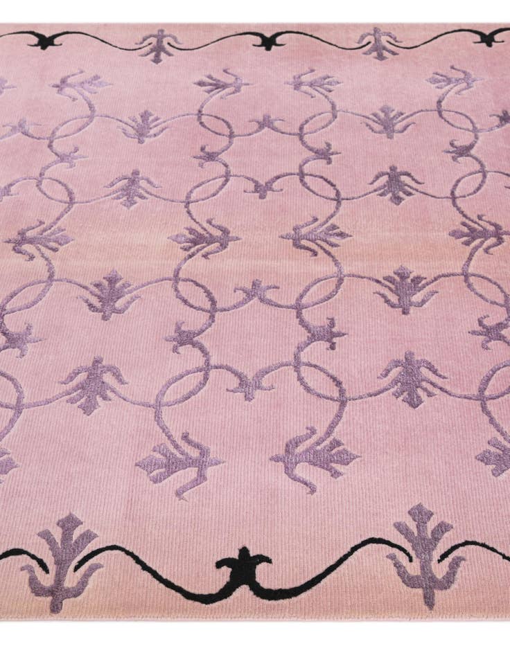 Detail image of  4' 6 x 6' 6  Hand Knotted Darya Wool Rug