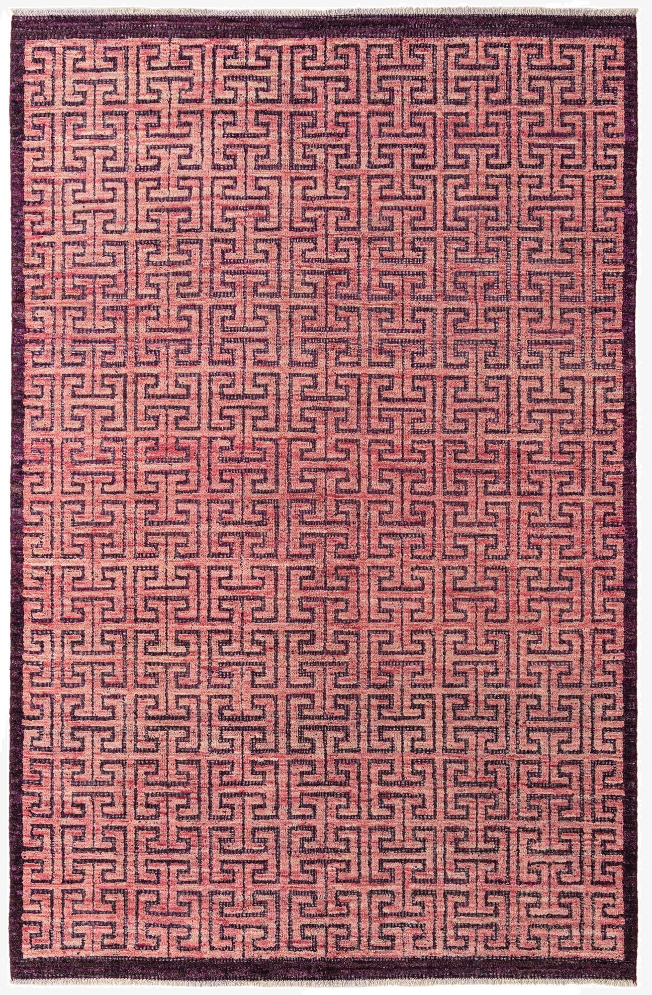  6' 8 x 10' 1  Hand Knotted Darya Wool Rug