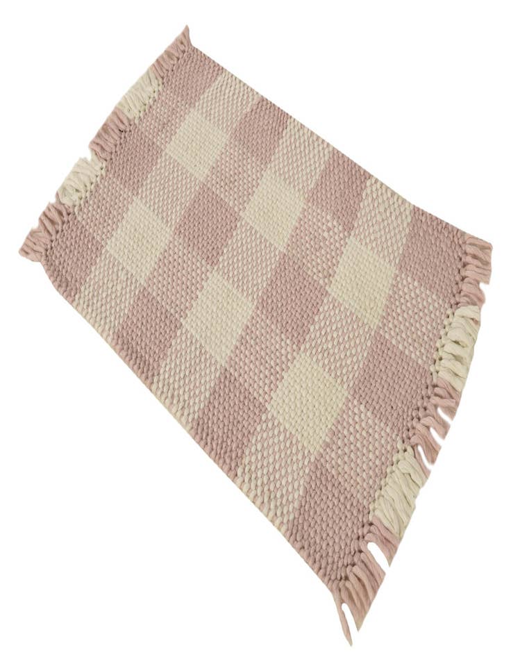 Detail image of  2' 2 x 3' Eco Plaid   Washable Indoor / Outdoor Rug