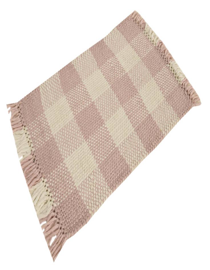 Detail image of  2' 2 x 3' Eco Plaid   Washable Indoor / Outdoor Rug