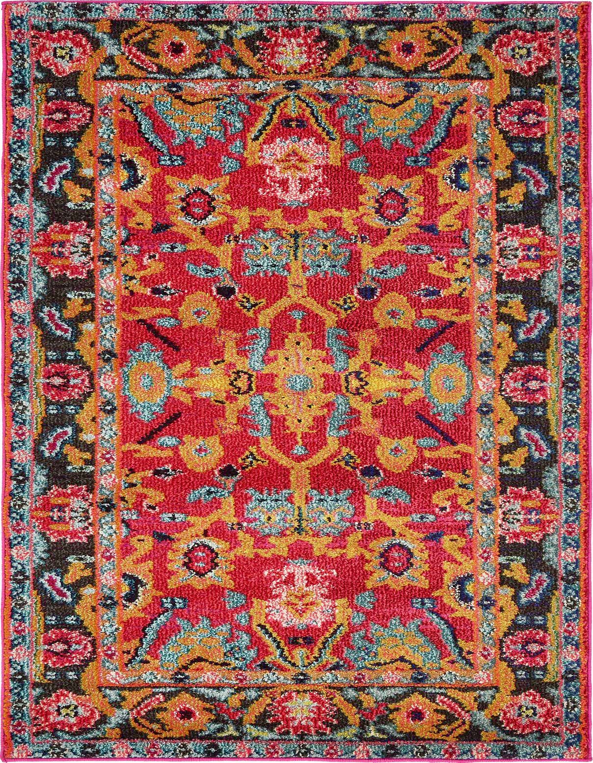 Primary image  3' 3 x 5' 3  Washable Fleur Rug