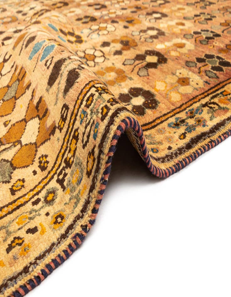 Detail image of  4' 11 x 7' 3 Gabbeh Wool Rug