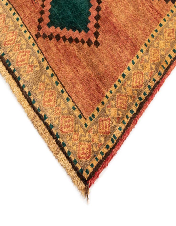 Detail image of  4' 11 x 6' 6 Gabbeh Wool Rug