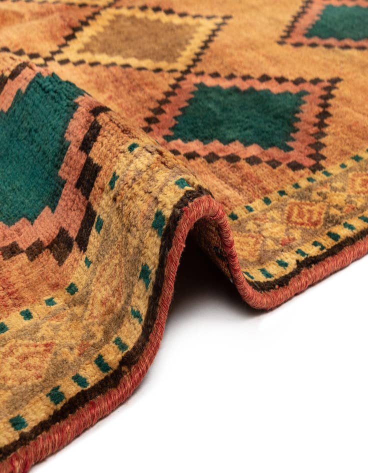 Detail image of  4' 11 x 6' 6 Gabbeh Wool Rug