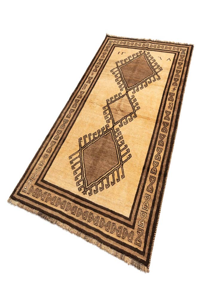 Detail image of  4' 11 x 8' 1 Gabbeh Wool Rug