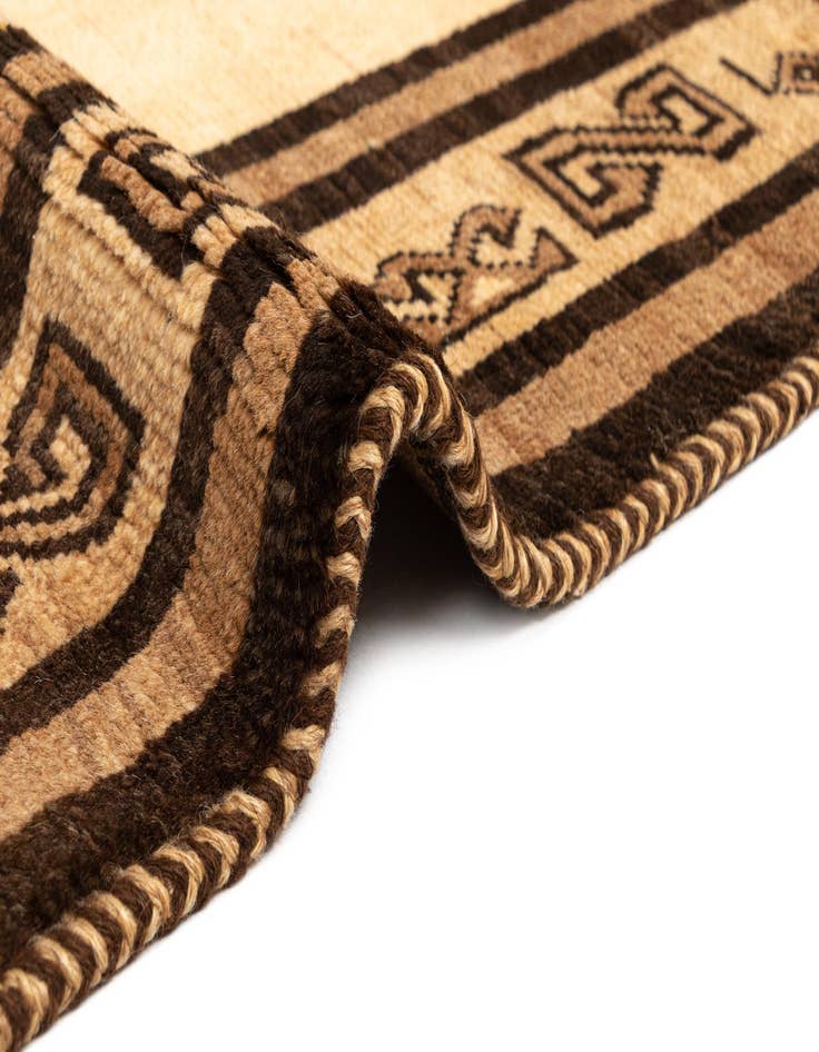 Detail image of  4' 11 x 8' 1 Gabbeh Wool Rug