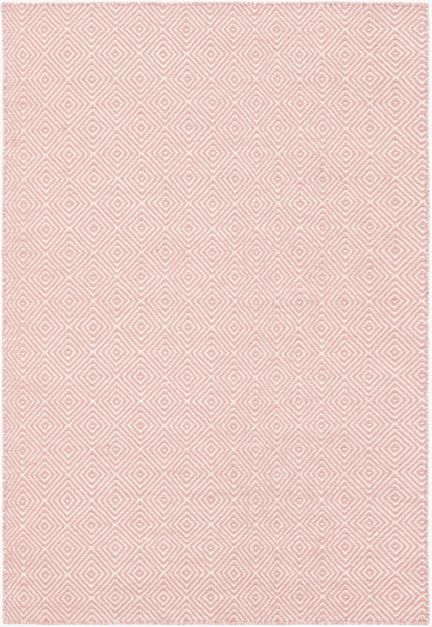  4' 1 x 6' 1  Hand Woven Geo Trellis Flatweave Rug