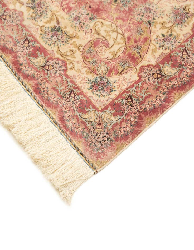 Detail image of  3' 10 x 5' 7 Ghom Design Rug