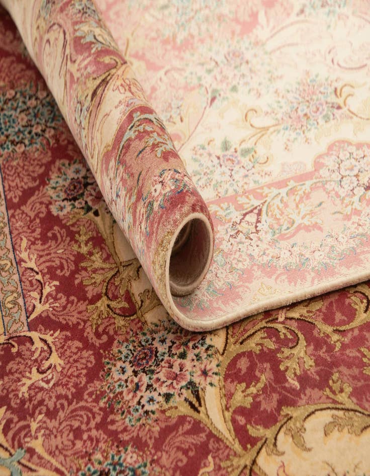 Detail image of  3' 10 x 5' 7 Ghom Design Rug