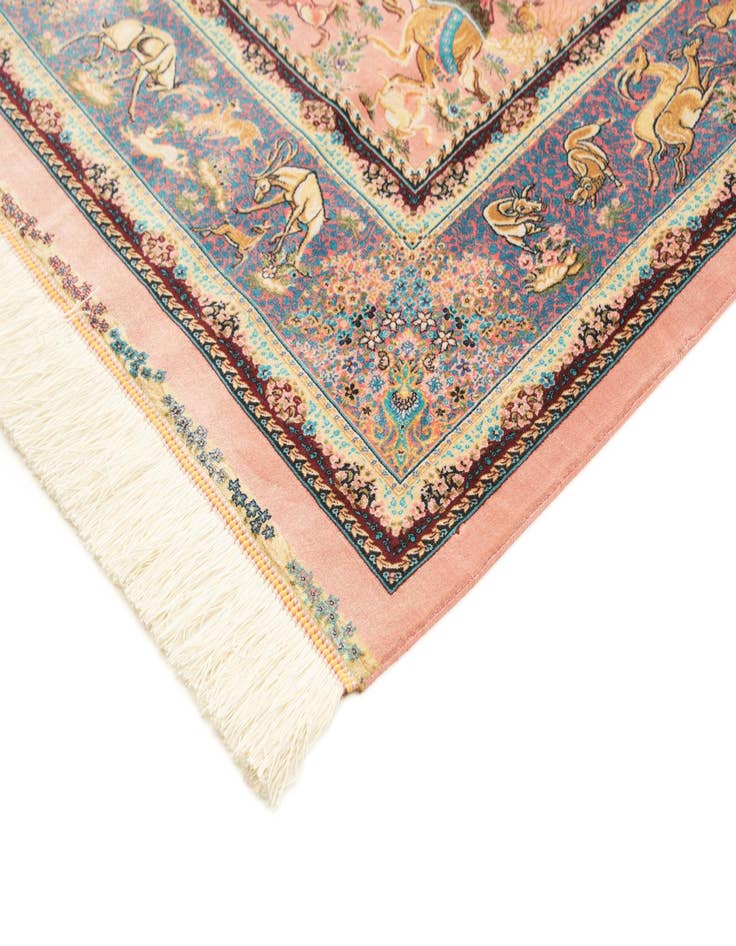 Detail image of  4' 4 x 6' 4 Ghom Design Rug