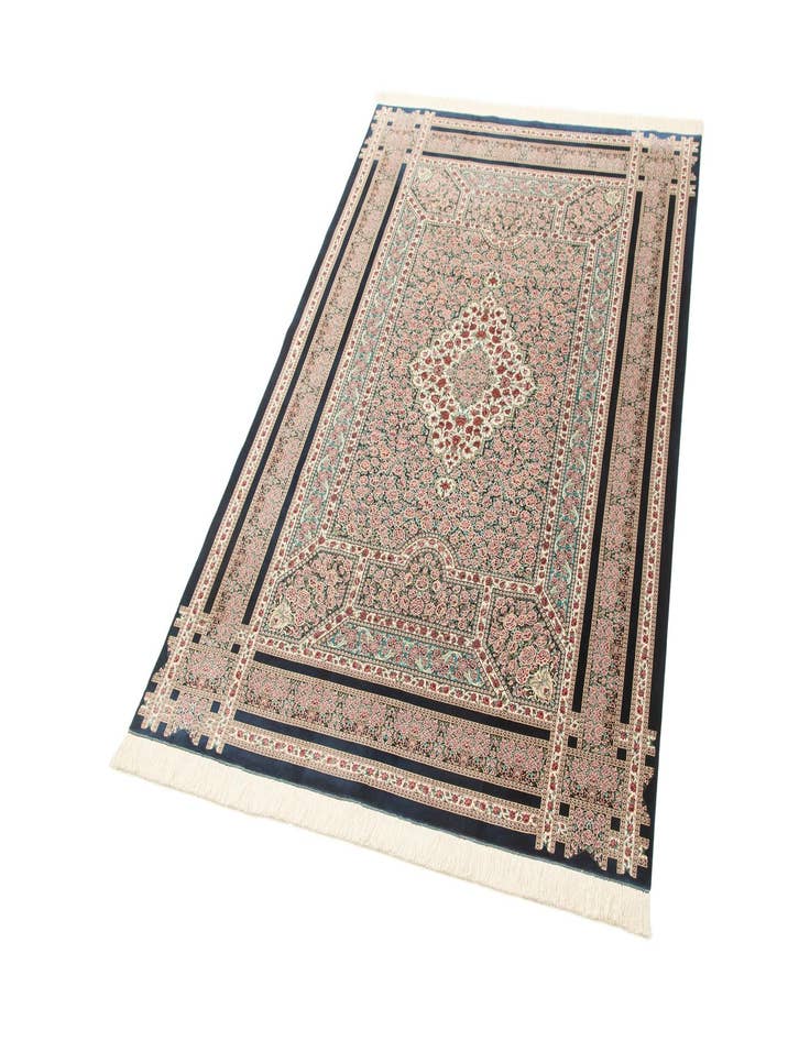 Detail image of  4' 10 x 7' 5 Ghom Design Rug