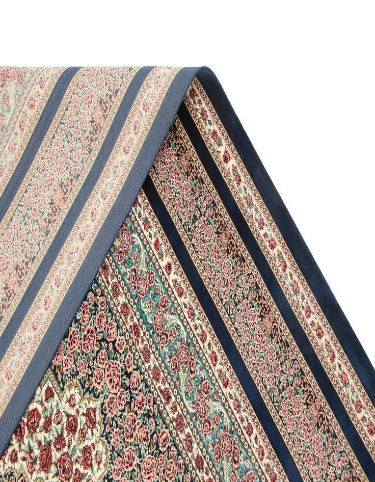 Detail image of  4' 10 x 7' 5 Ghom Design Rug