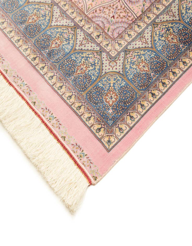 Detail image of  4' 9 x 7' 5 Ghom Design Rug