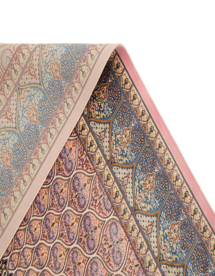 Detail image of  4' 9 x 7' 5 Ghom Design Rug