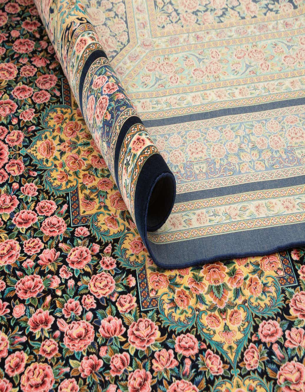 Primary image  6' 6 x 9' 7 Ghom Design Rug