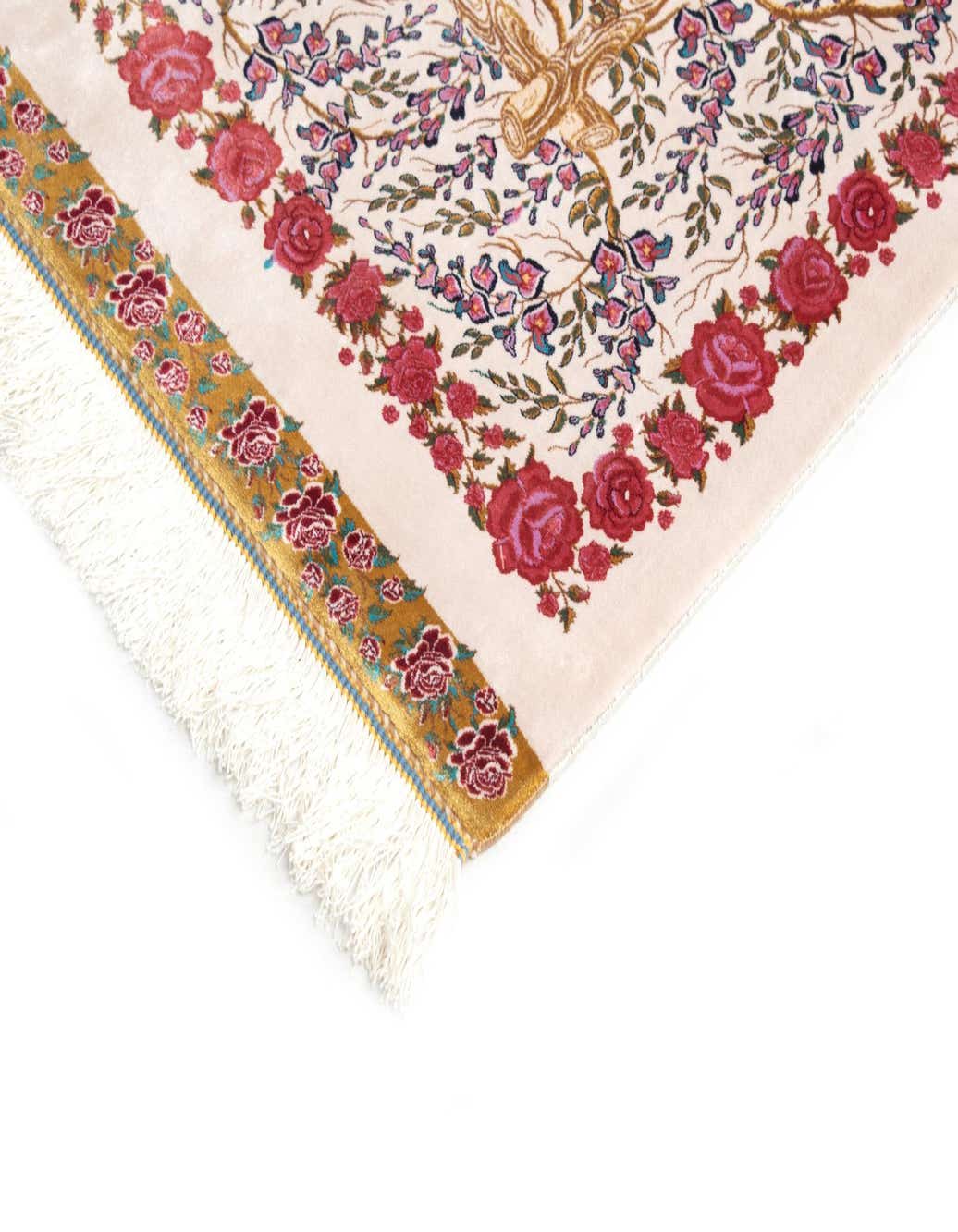 Primary image  6' 7 x 9' 10 Ghom Design Rug