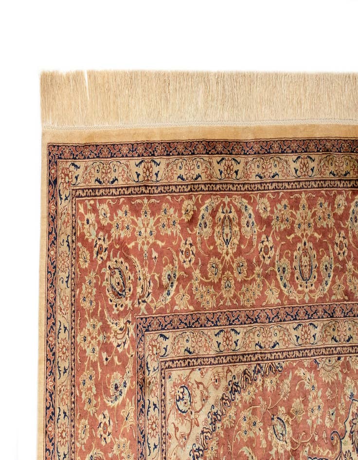 Detail image of  9' 8 x 13' 1 Ghom Silk Rug