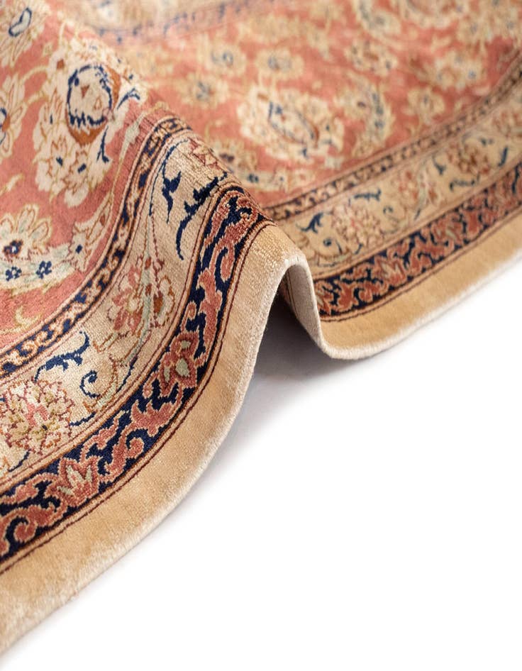 Detail image of  9' 8 x 13' 1 Ghom Silk Rug