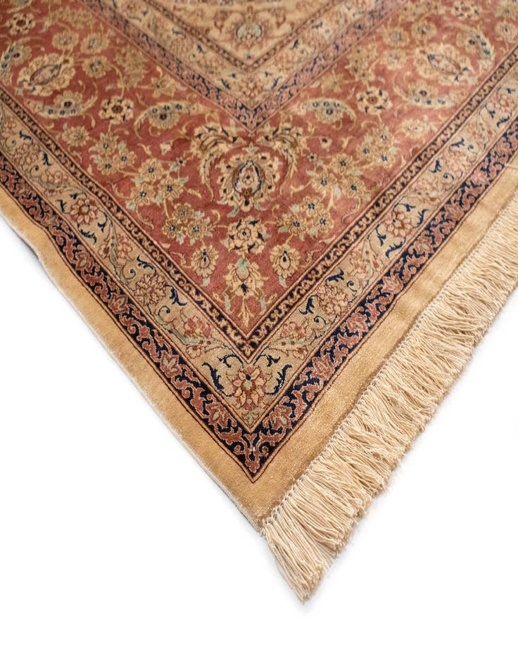 Detail image of  9' 8 x 13' 1 Ghom Silk Rug