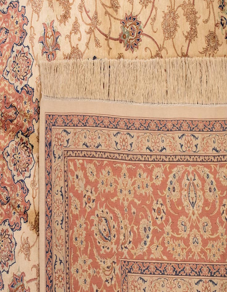 Detail image of  9' 8 x 13' 1 Ghom Silk Rug