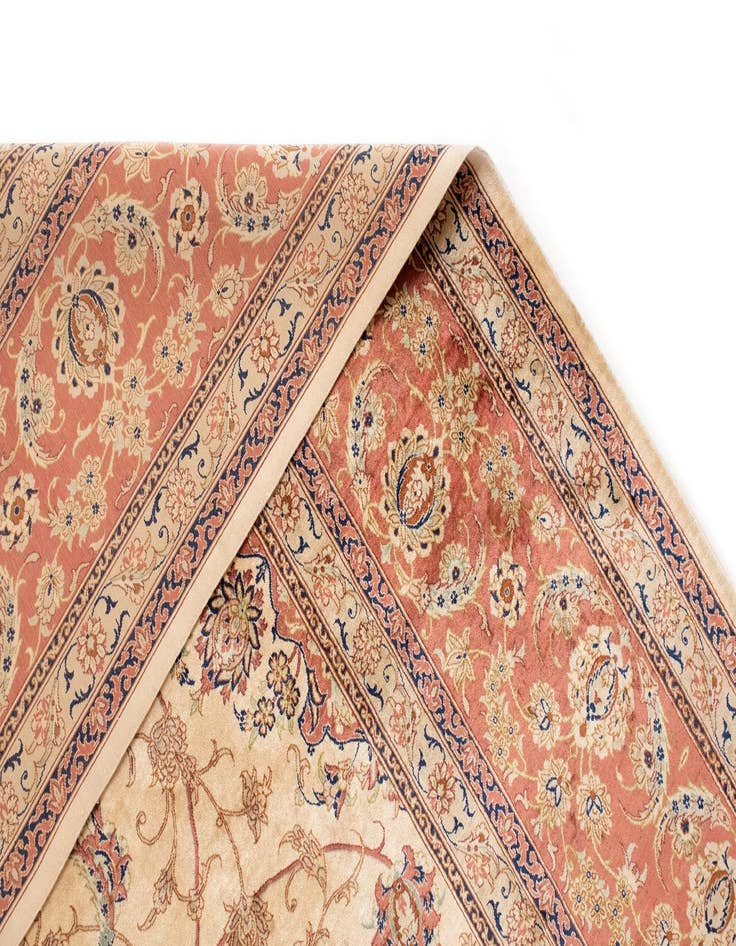 Detail image of  9' 8 x 13' 1 Ghom Silk Rug