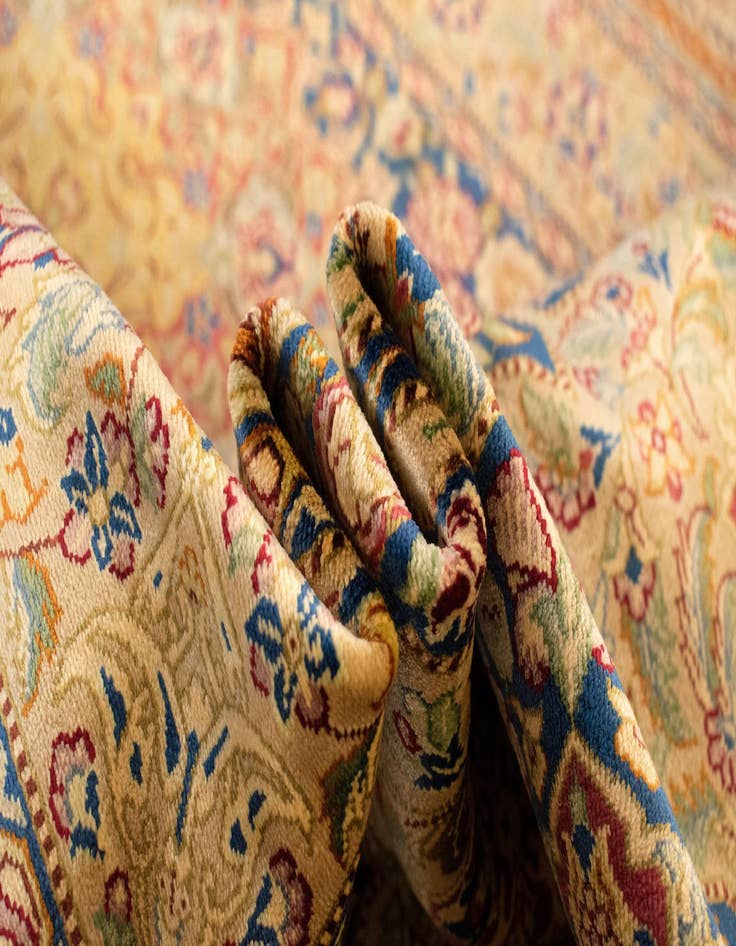 Detail image of  3' 5 x 5' 2 Ghom Silk Rug