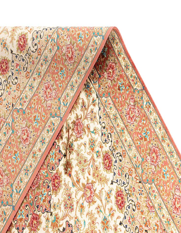 Detail image of  3' 3 x 5' 1 Ghom Silk Rug