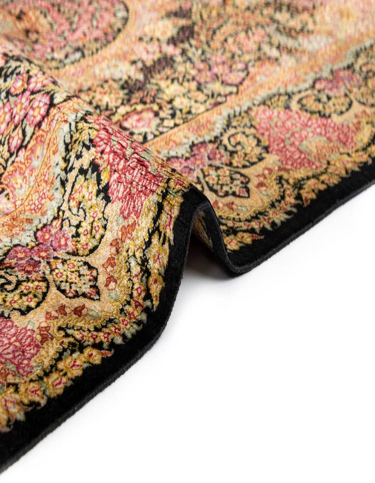 Detail image of  2' 7 x 3' 10 Ghom Silk Rug