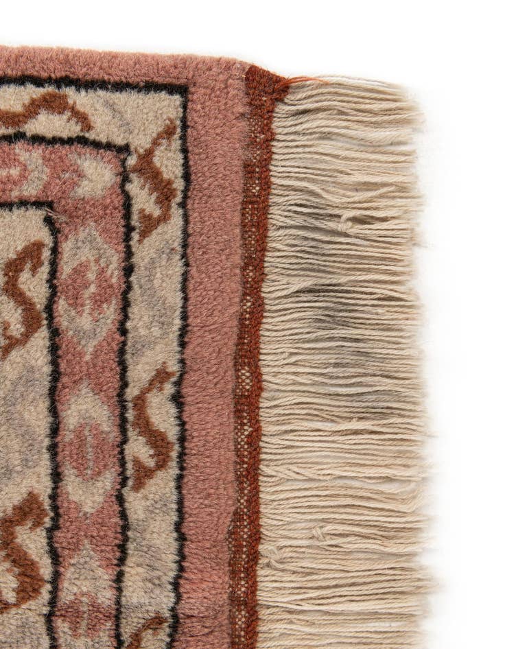 Detail image of  6' 11 x 9' 7  Hand Knotted Hamedan Wool Rug