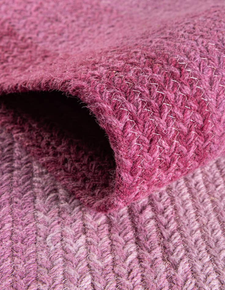 Detail image of  7' 10 x 10' Hand Braided Wool Rug