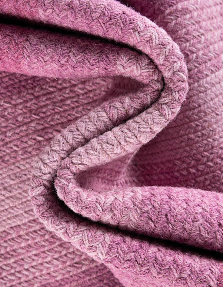 Detail image of  7' 10 x 10' Hand Braided Wool Rug