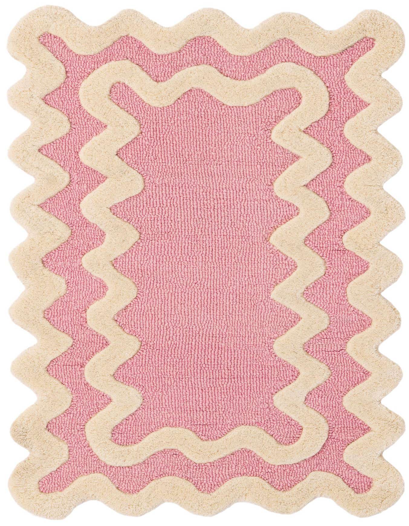Primary image  2' x 3' 1 Happy Rugs Wiggles Wool