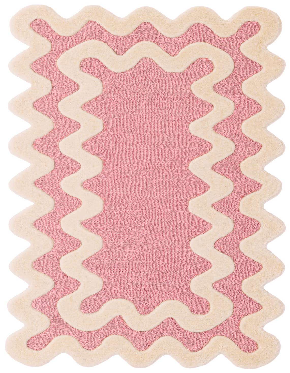 Primary image  3' 1 x 5' 3 Happy Rugs Wiggles Wool