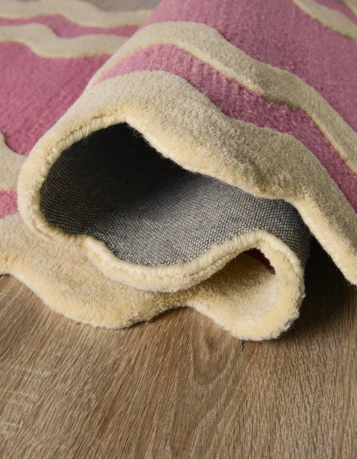 Detail image of  5' 1 x 8' Happy Rugs Wiggles Wool