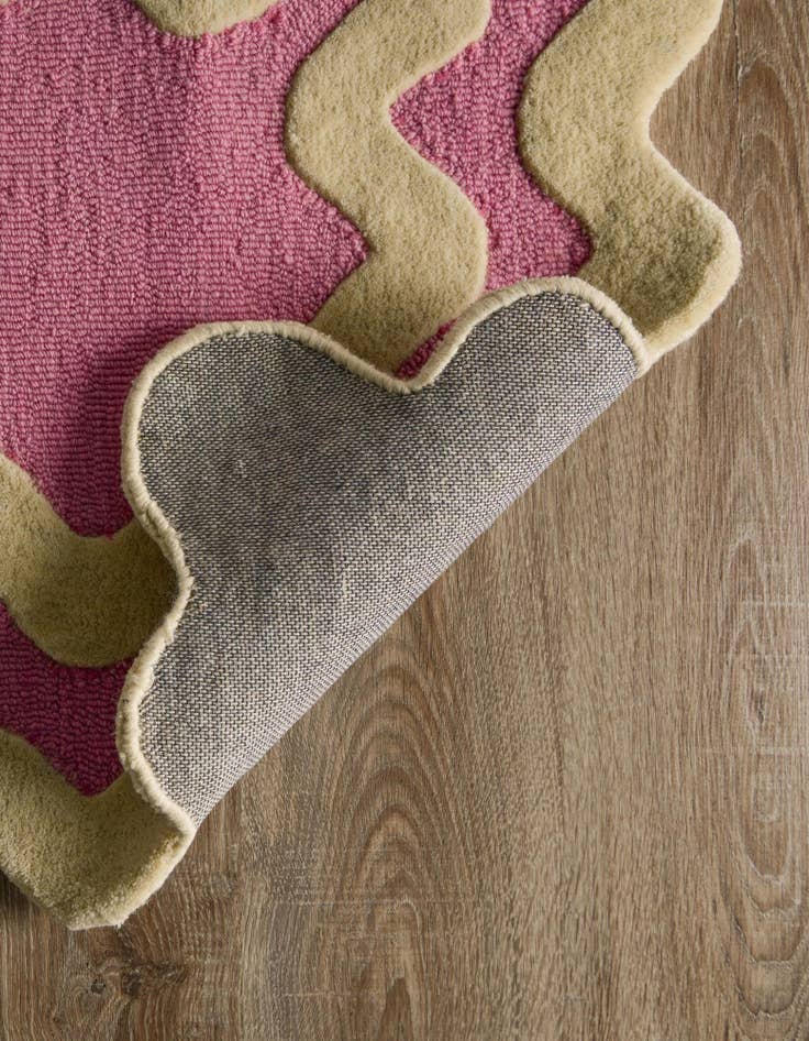 Detail image of  5' 1 x 8' Happy Rugs Wiggles Wool