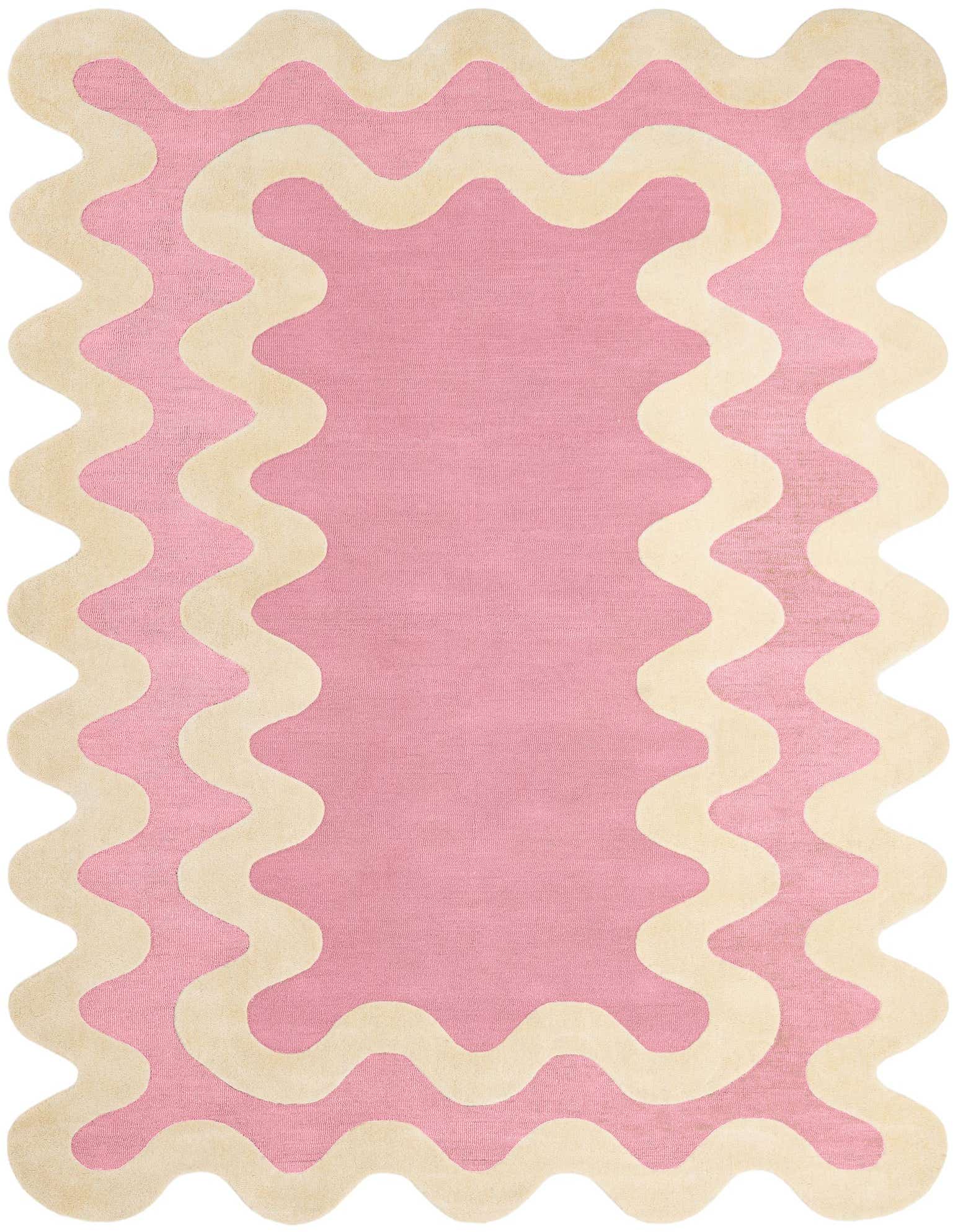 Primary image  7' 10 x 10' Happy Rugs Wiggles Wool