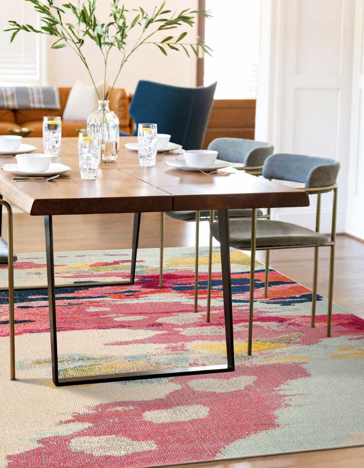 Pink 5' x 8' Hyacinth Rug | Rugs.com