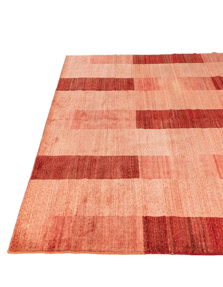 Detail image of  6' 10 x 9' 1  Hand Knotted Indo Gabbeh Wool Rug