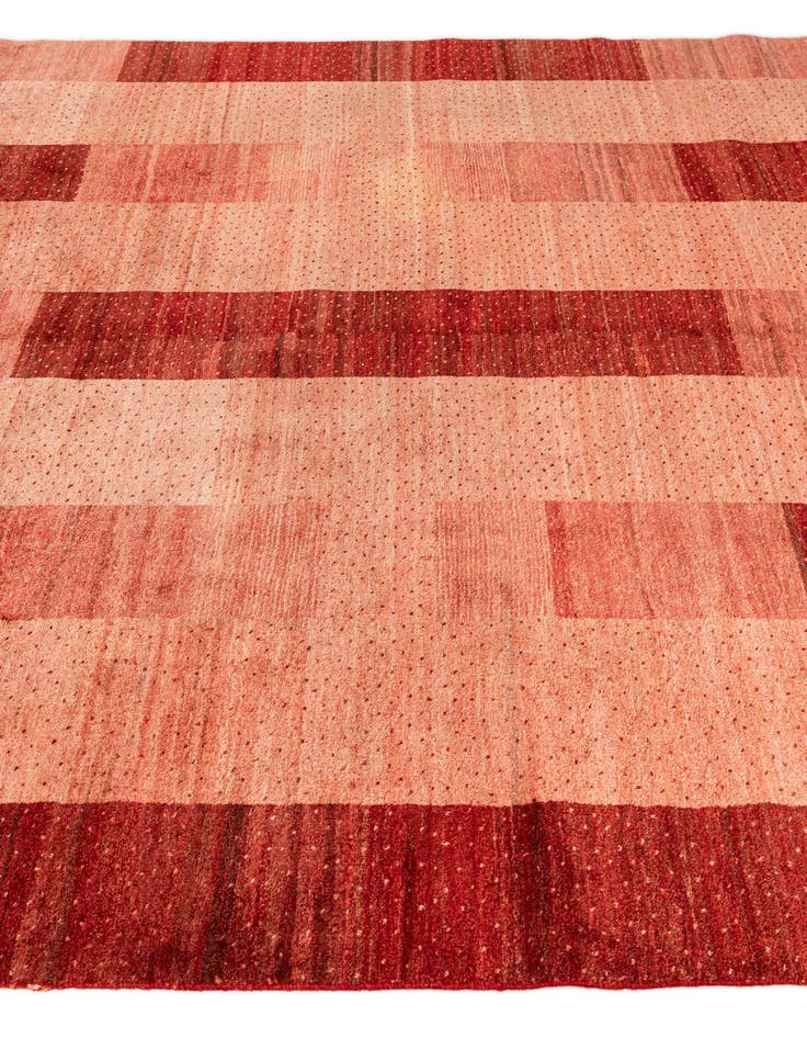 Detail image of  6' 10 x 9' 1  Hand Knotted Indo Gabbeh Wool Rug