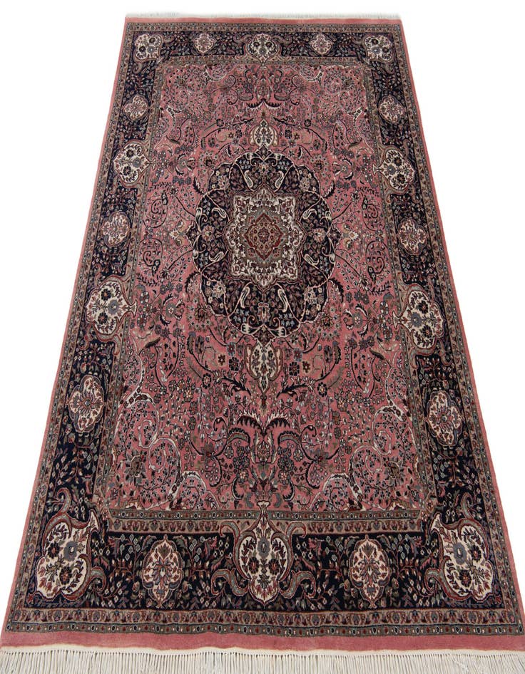 Detail image of  6' 6 x 8' 1  Hand Knotted Isfahan Oriental Wool Rug