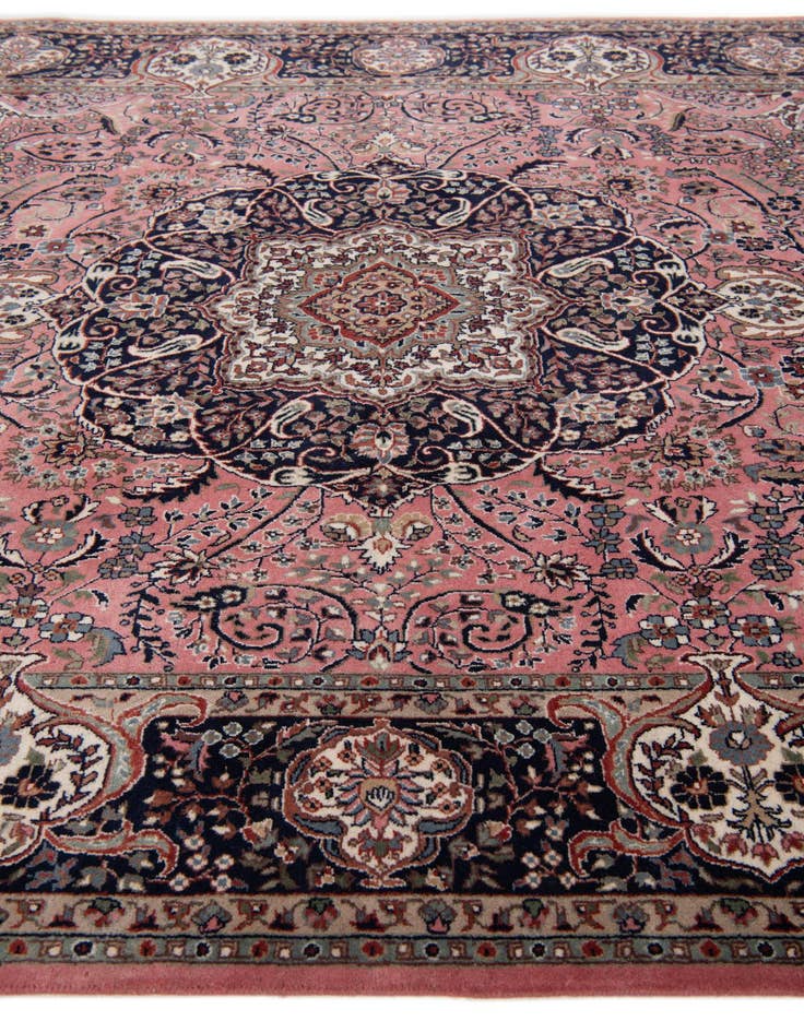 Detail image of  6' 6 x 8' 1  Hand Knotted Isfahan Oriental Wool Rug