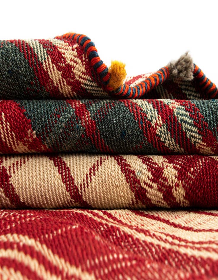 Detail image of  4' 8 x 6' 5 Jajim Wool Rug