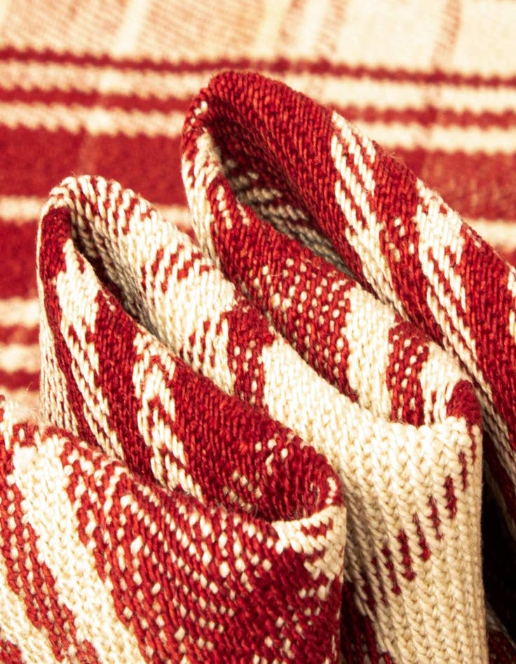 Detail image of  4' 8 x 6' 5 Jajim Wool Rug